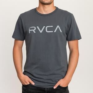 RVCA Vintage Wash T-Shirt Men’s Medium Gray Blue Surf Skate Tee